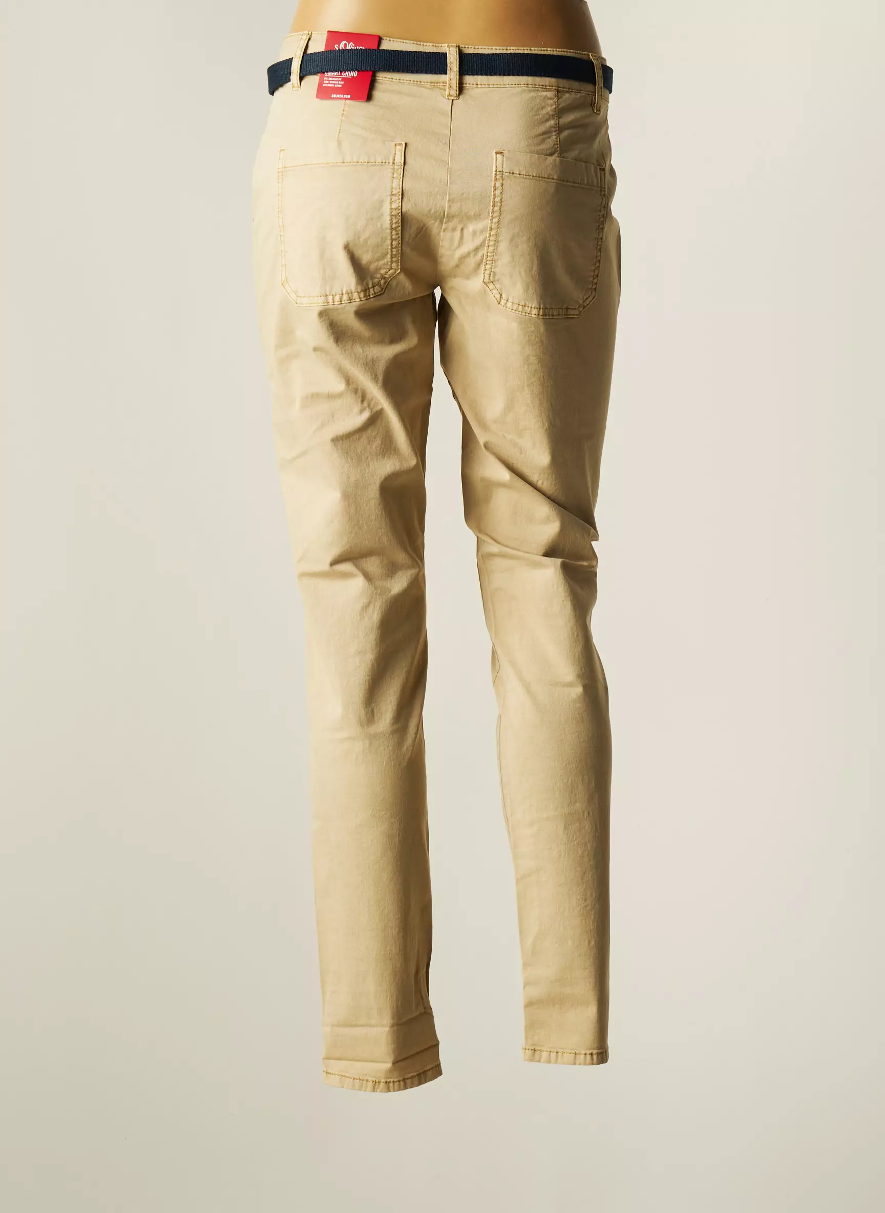 S Oliver Pantalons Slim Femme couleur marron
