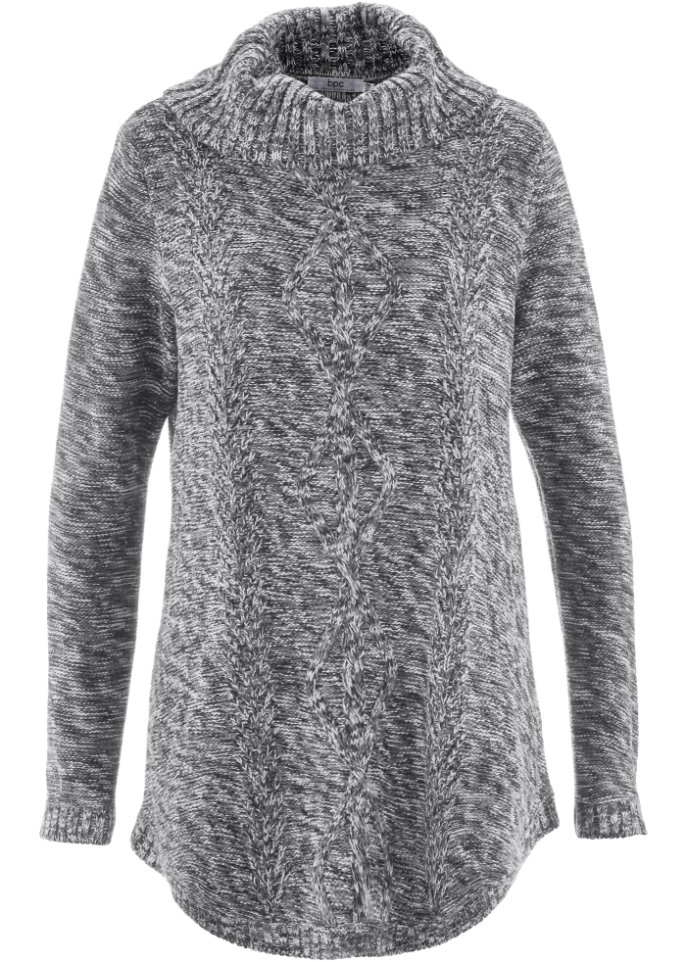 Poncho-Pullover, Langarm