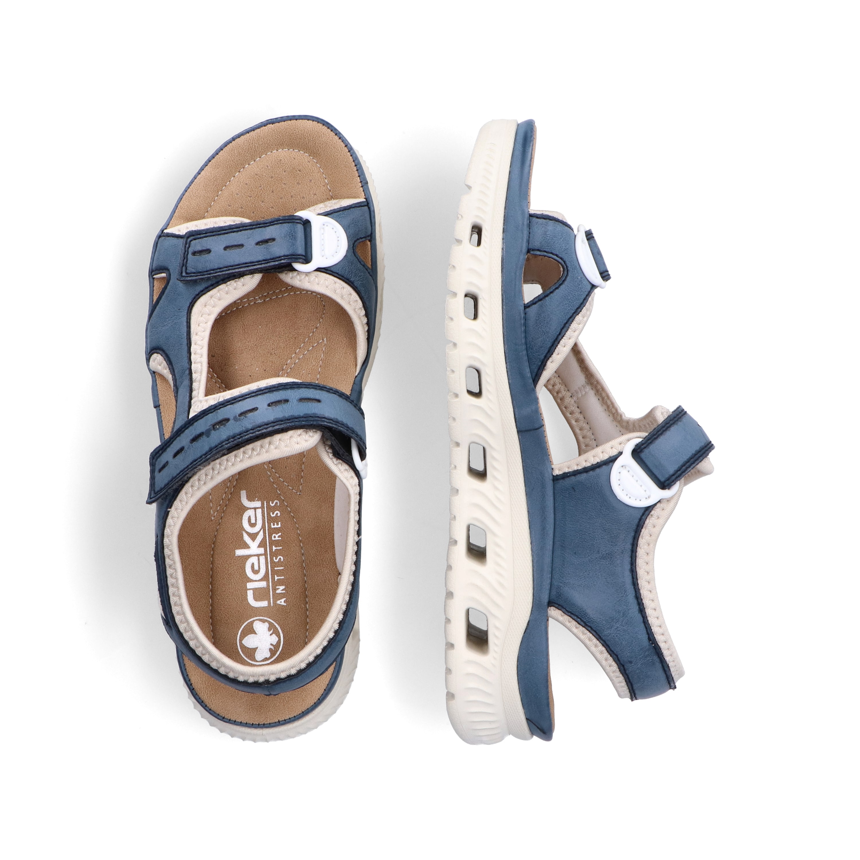 Rieker Damen Trekkingsandalen schieferblau