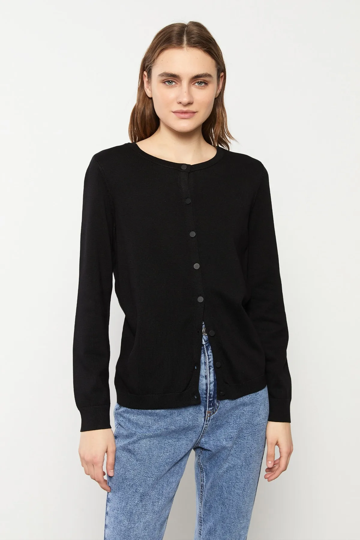 LC Waikiki  Strickjacke - Schwarz - Regular Fit
