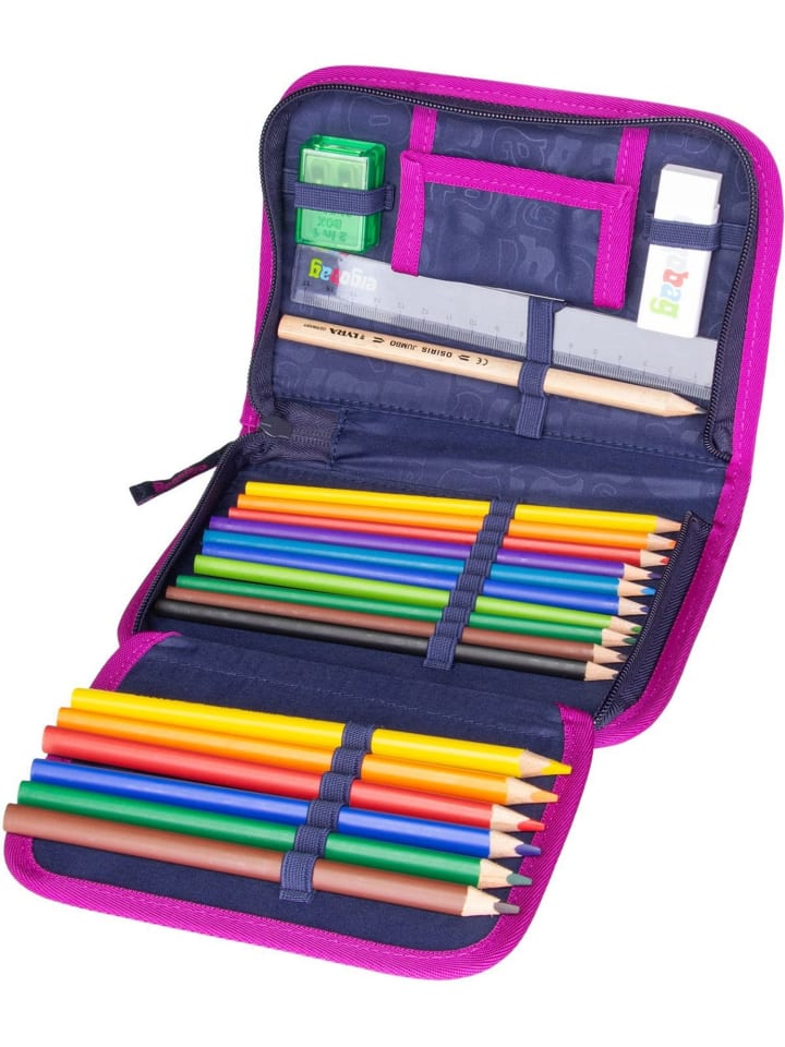 Ergobag Schulranzen cubo Set GLOW in Bärlaxy günstig kaufen onesize