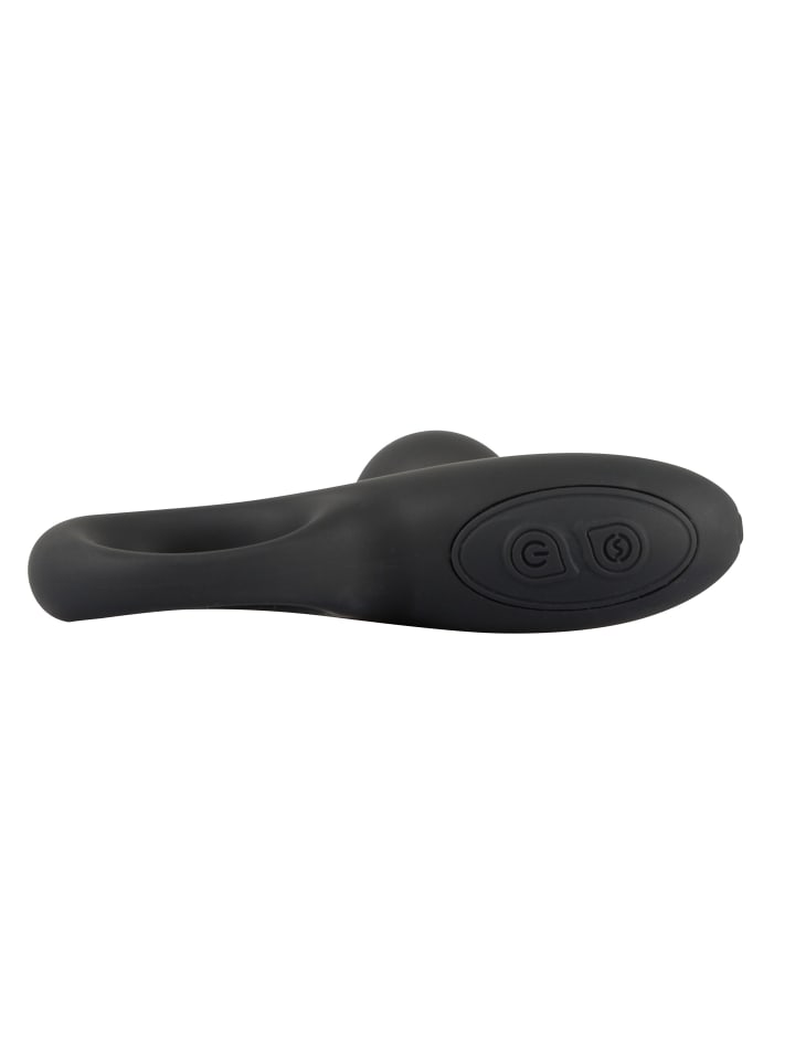 Black Velvets Analvibrator Rechargeable anal beads in schwarz günstig kaufen 20 cm