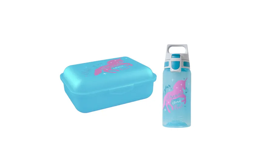 SIGG Lunchbox Set Viva Unicorn hellblau