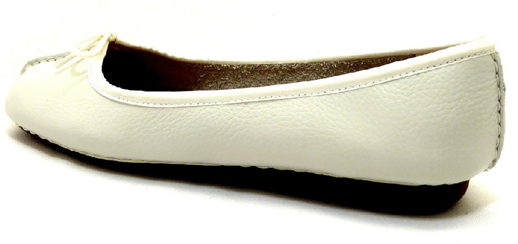 CLARKS Ballerinas weiss freckle ice