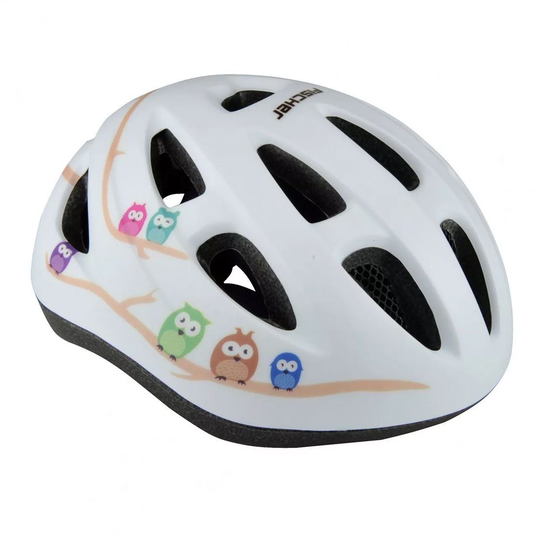 FISCHER Fahrrad Kinderfahrradhelm Fischer Kinderfahrradhelm EULE COLOURS Fahrradhelm Helm LED