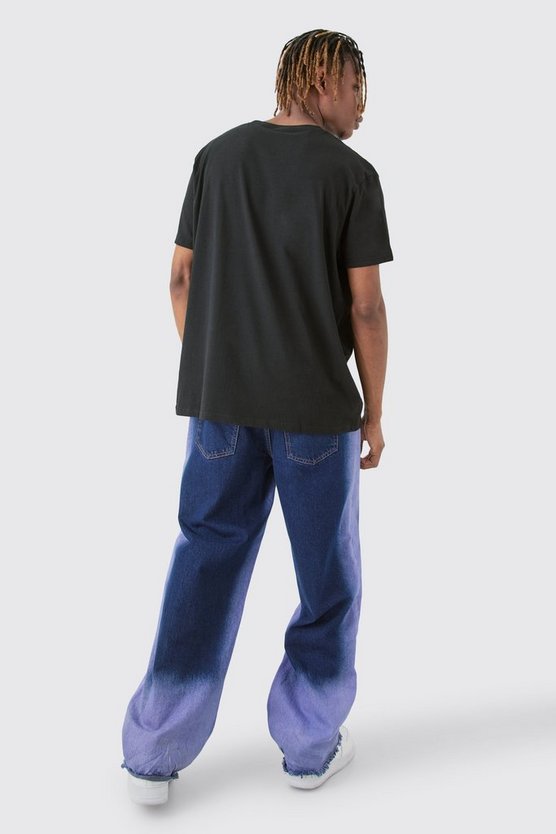 Tall schwarzes T-Shirt mit lizenziertem Pokemon Gengar Print