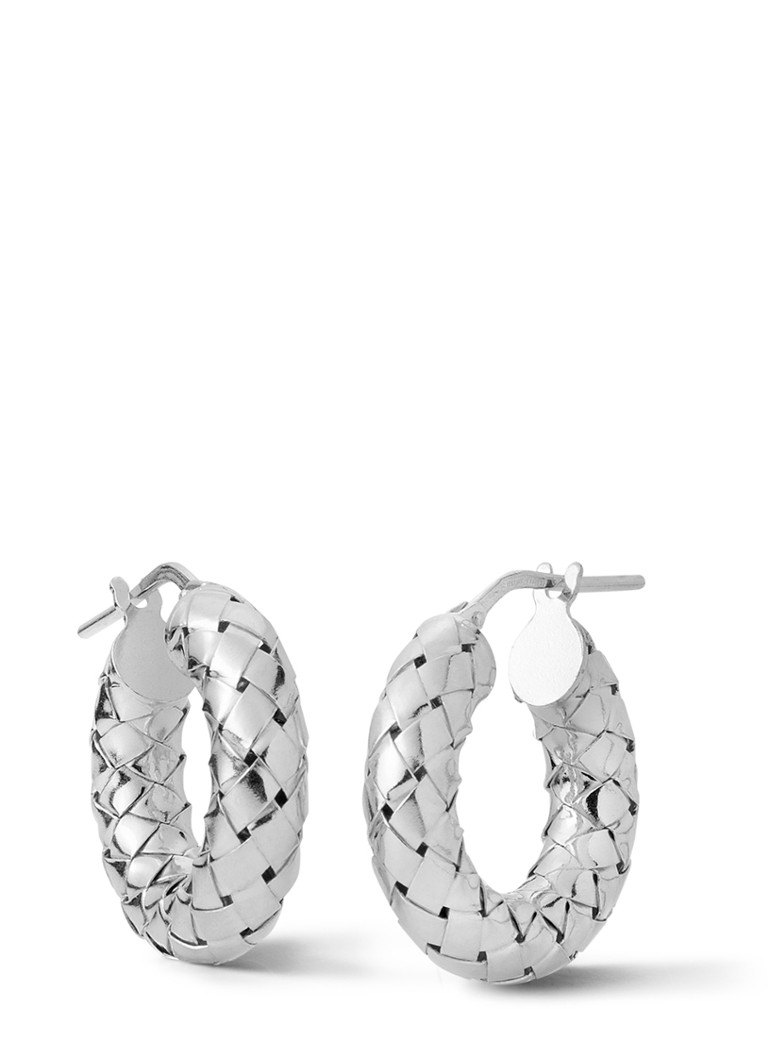 Casa Jewelry Cobra S ezüst karika fülbevaló