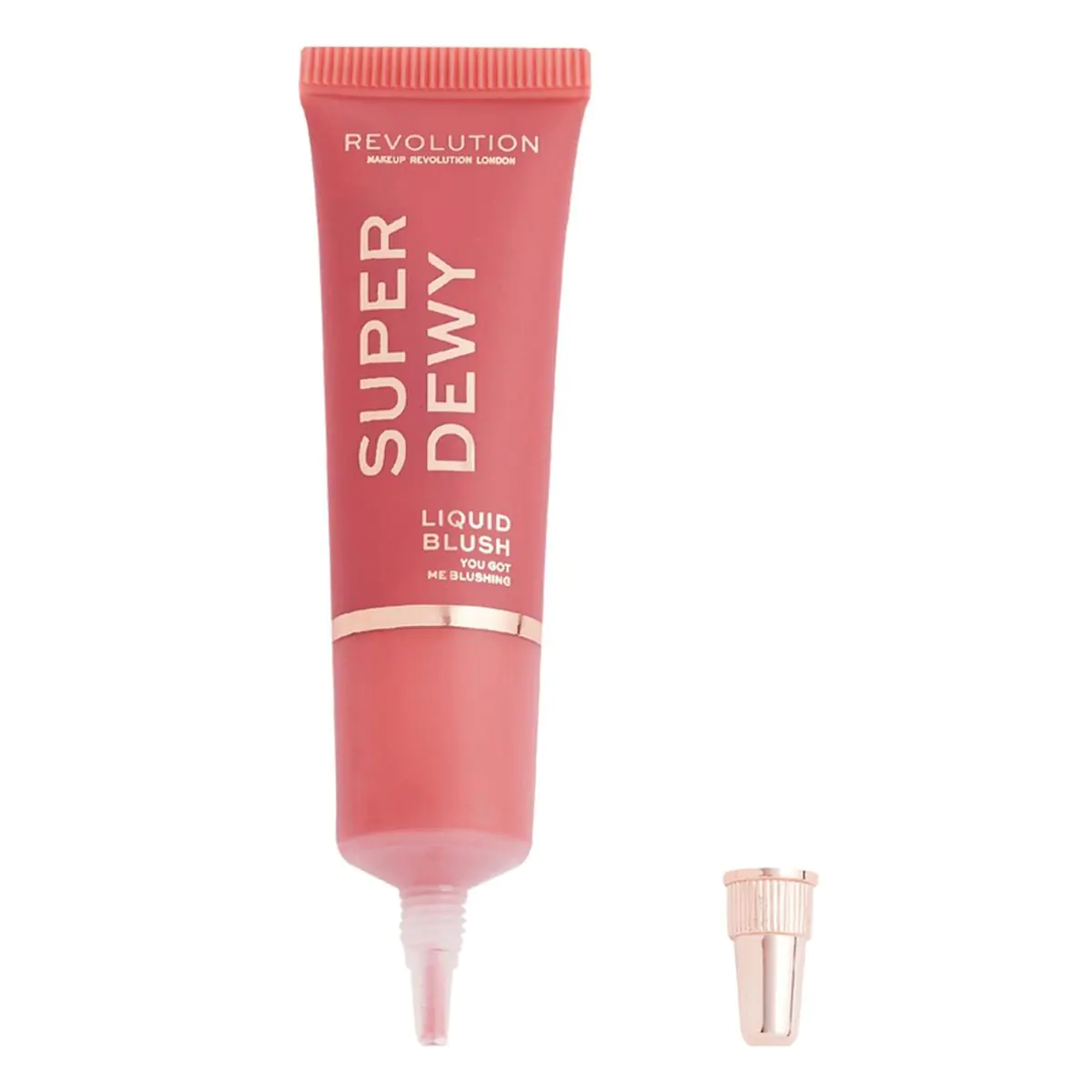 MAKEUP REVOLUTION „Superdewy“ skysti skaistalai „You Got Me Blushing“ 15 ml