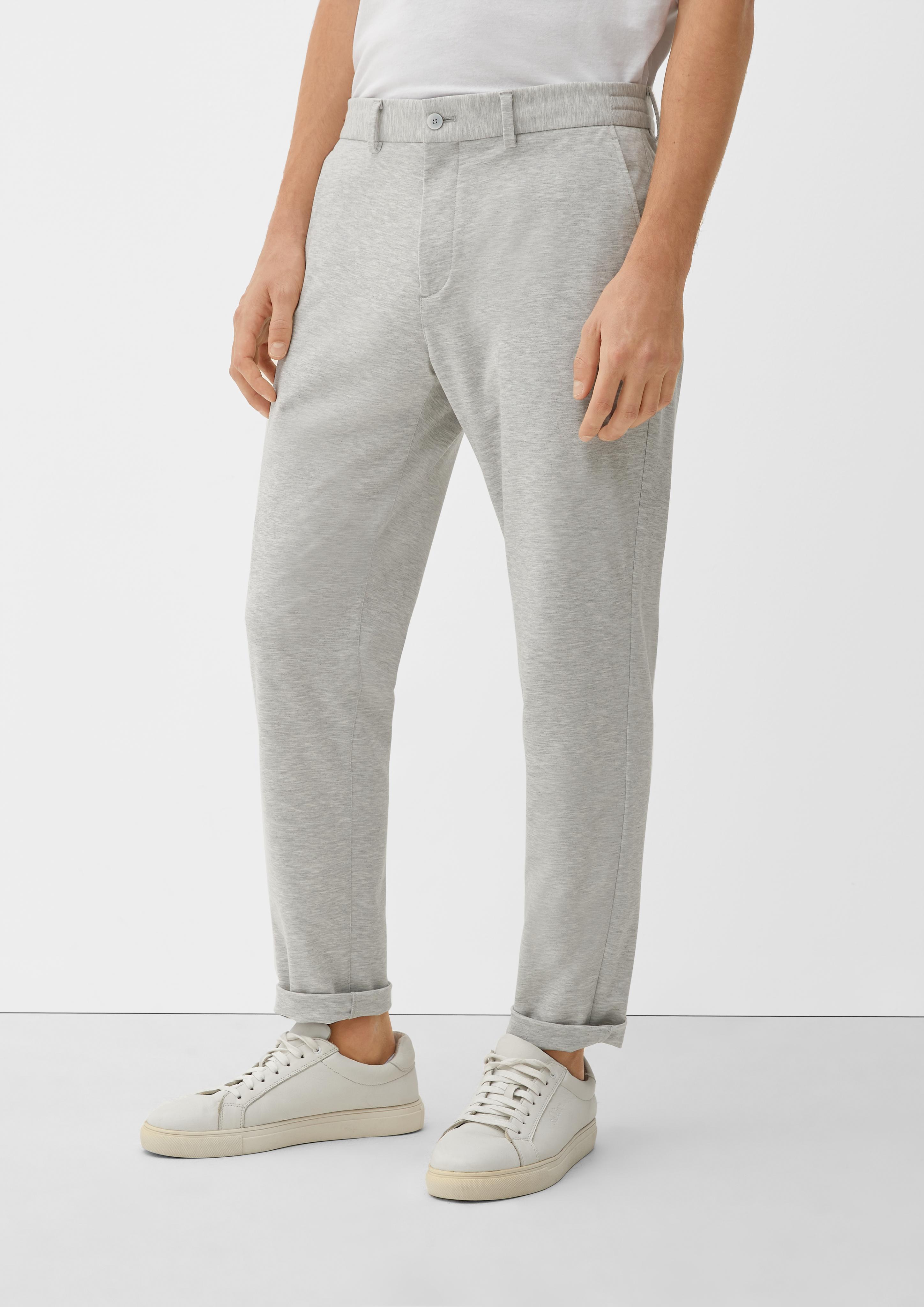 Slim: Joggsuit-Hose aus Stretch-Jersey  2130160-91W2