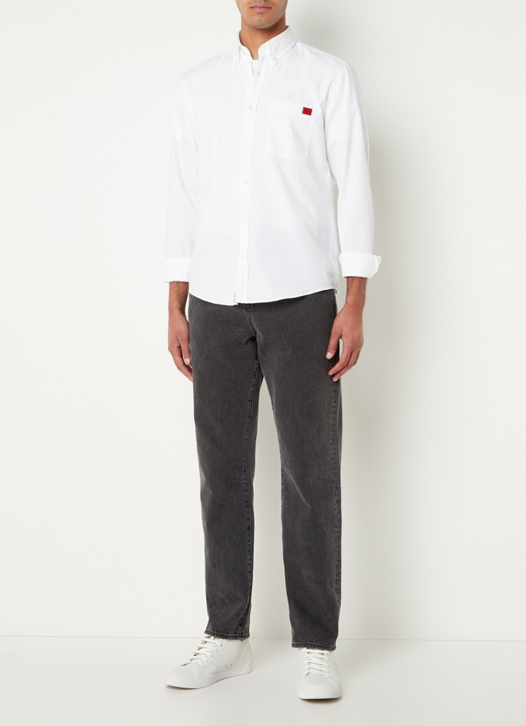 Slim fit srajca HUGO BOSS Evito z vezenim logotipom