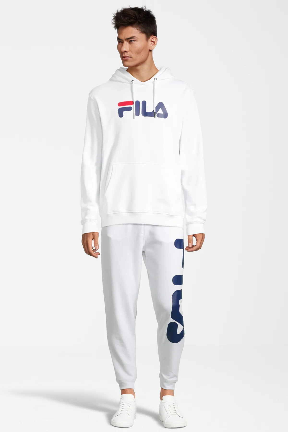Fila  Hellweißer BARUMINI-Kapuzenpullover