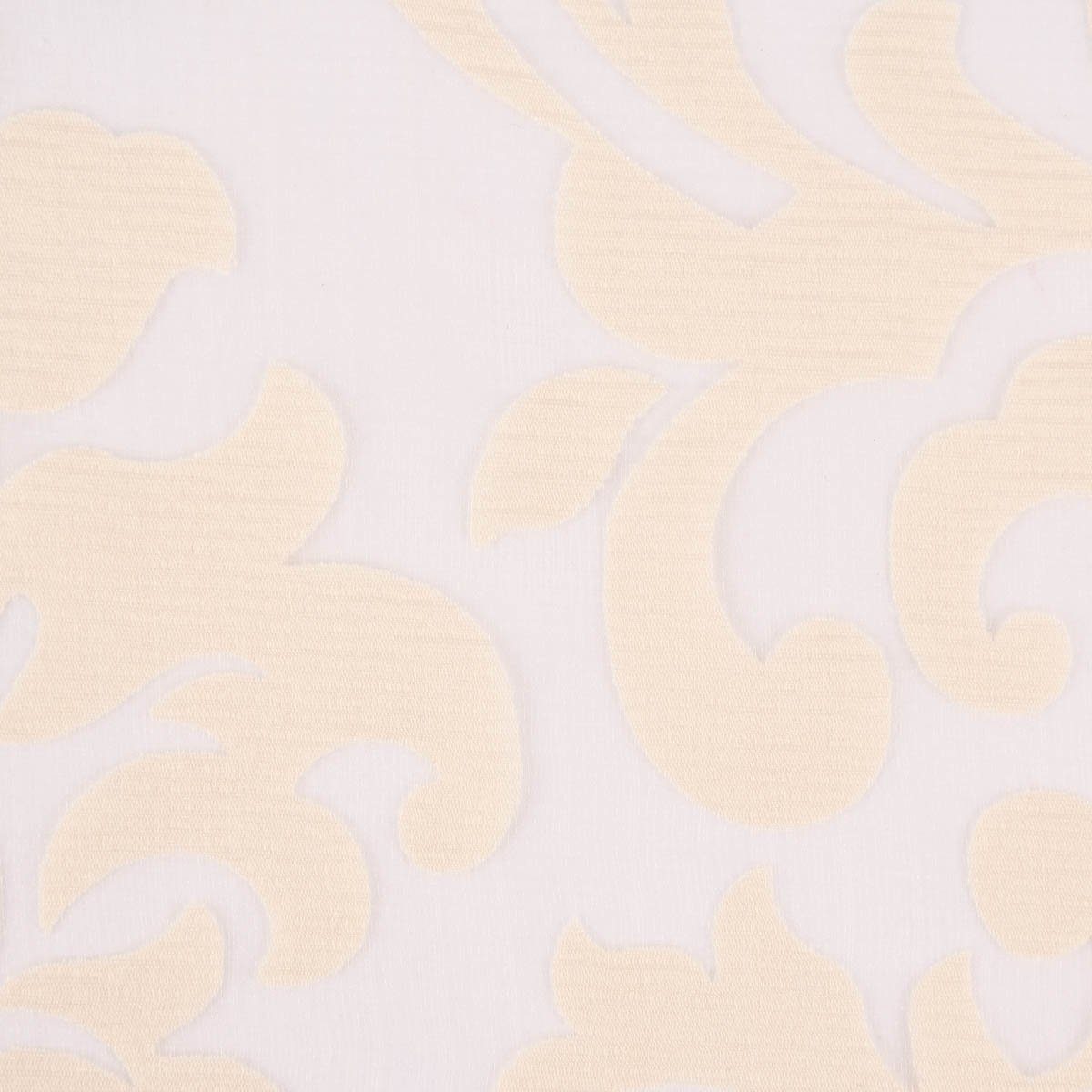 Meterware Rasch Textil Stores Ausbrenner Dali Ornamente beige 280cm, halbtransparent, Viskose, überbreit
