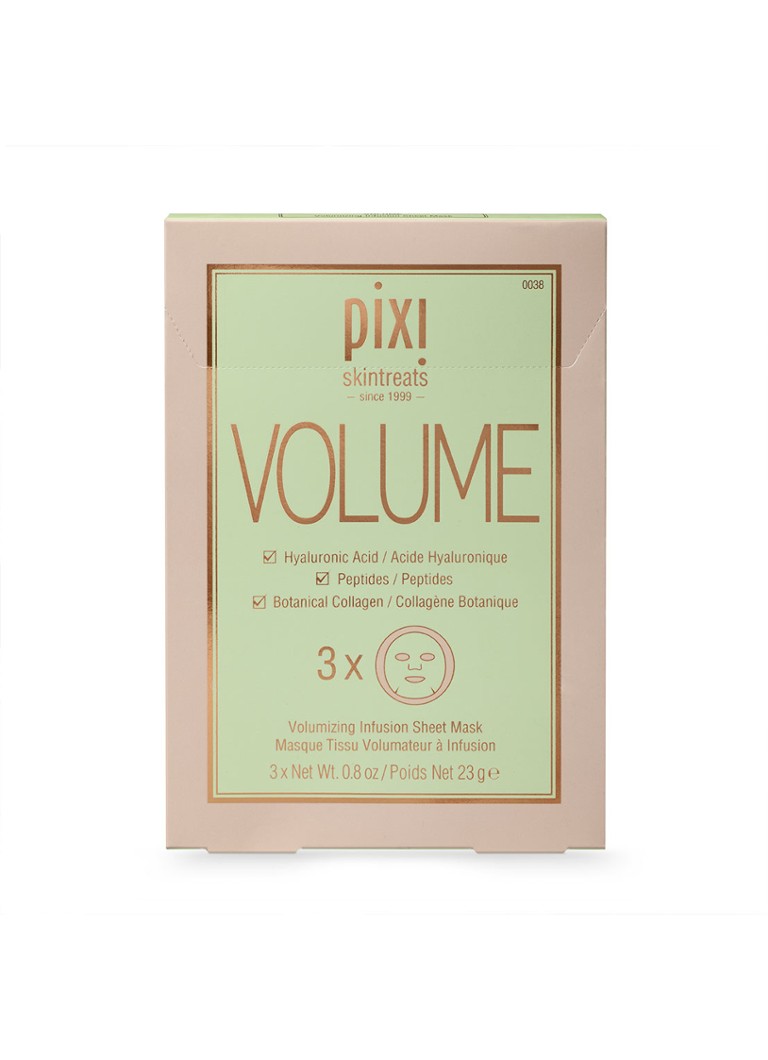 Pixi  Mini Volumizing Infusion Sheet Mask - mini sheet masker 3-pack