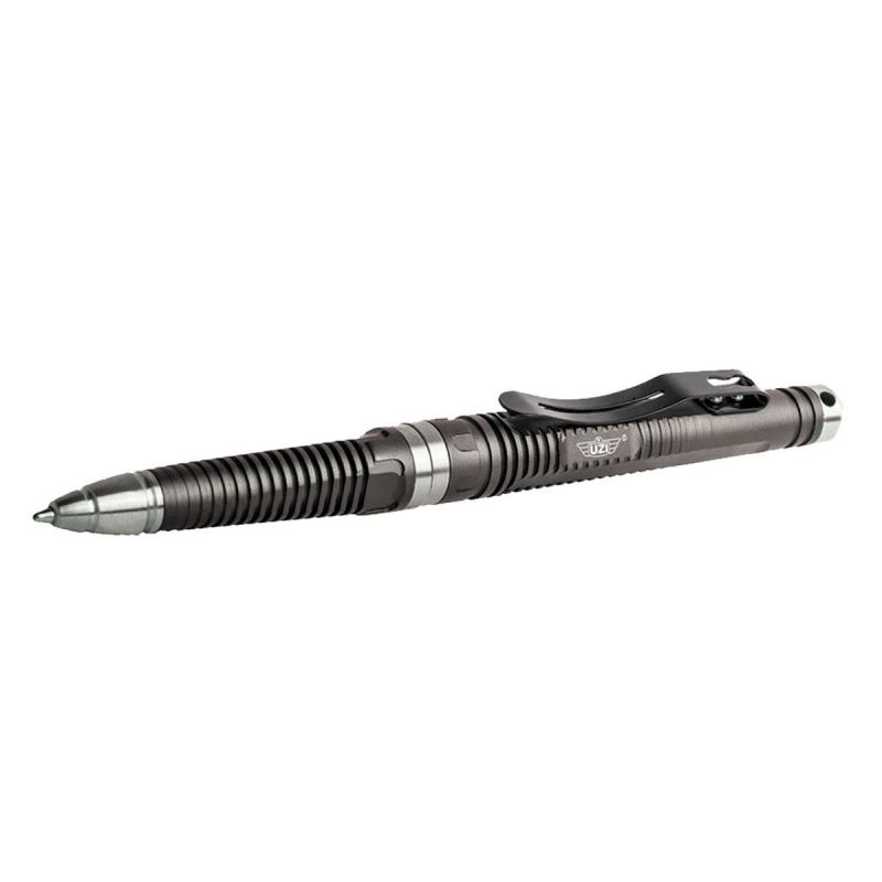 UZI Taktischer Stift Nr. 8 Gun Metal-Modell mit Glasbrecher