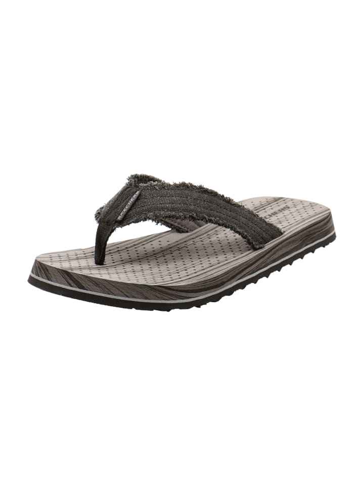 Skechers Zehentrenner in Schwarz günstig kaufen