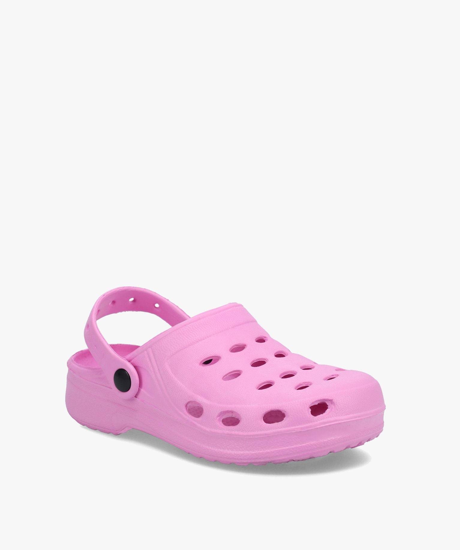 Sabots souples fille unis perforés rose | GEMO