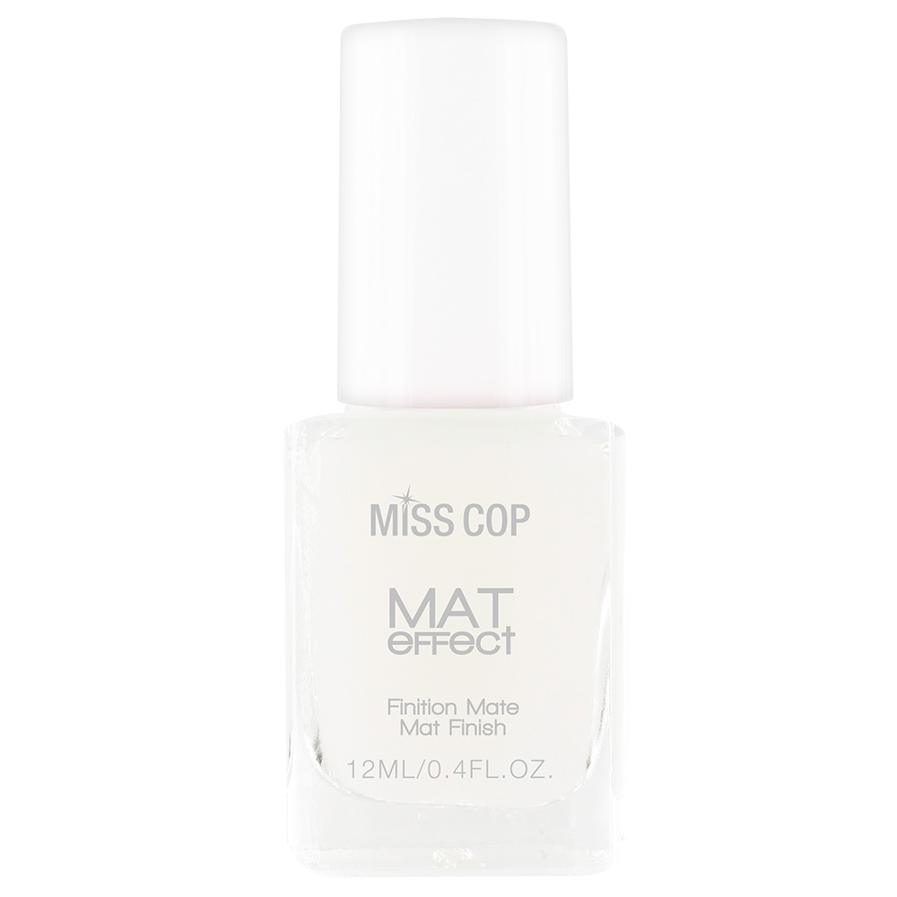 miss cop Top Coat Effet Mat Soin ongles