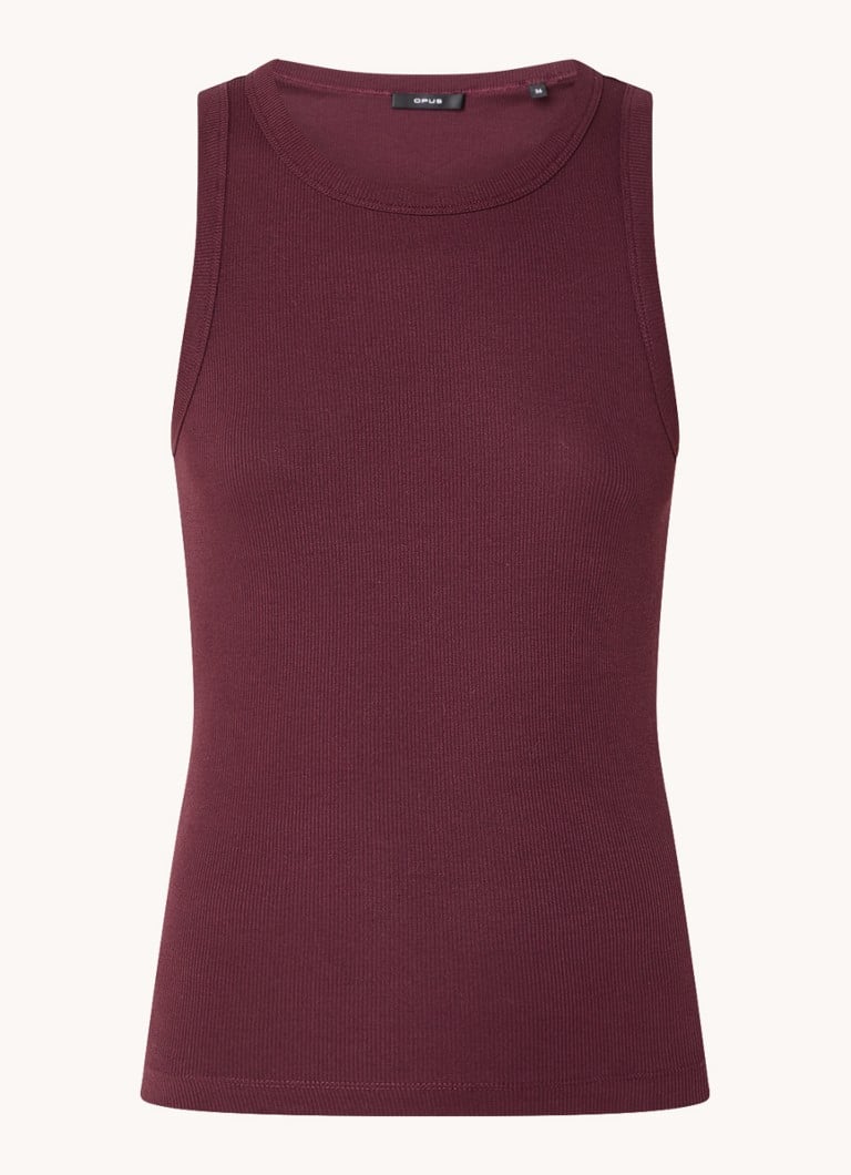 OPUS Ilesso ribbed tank top