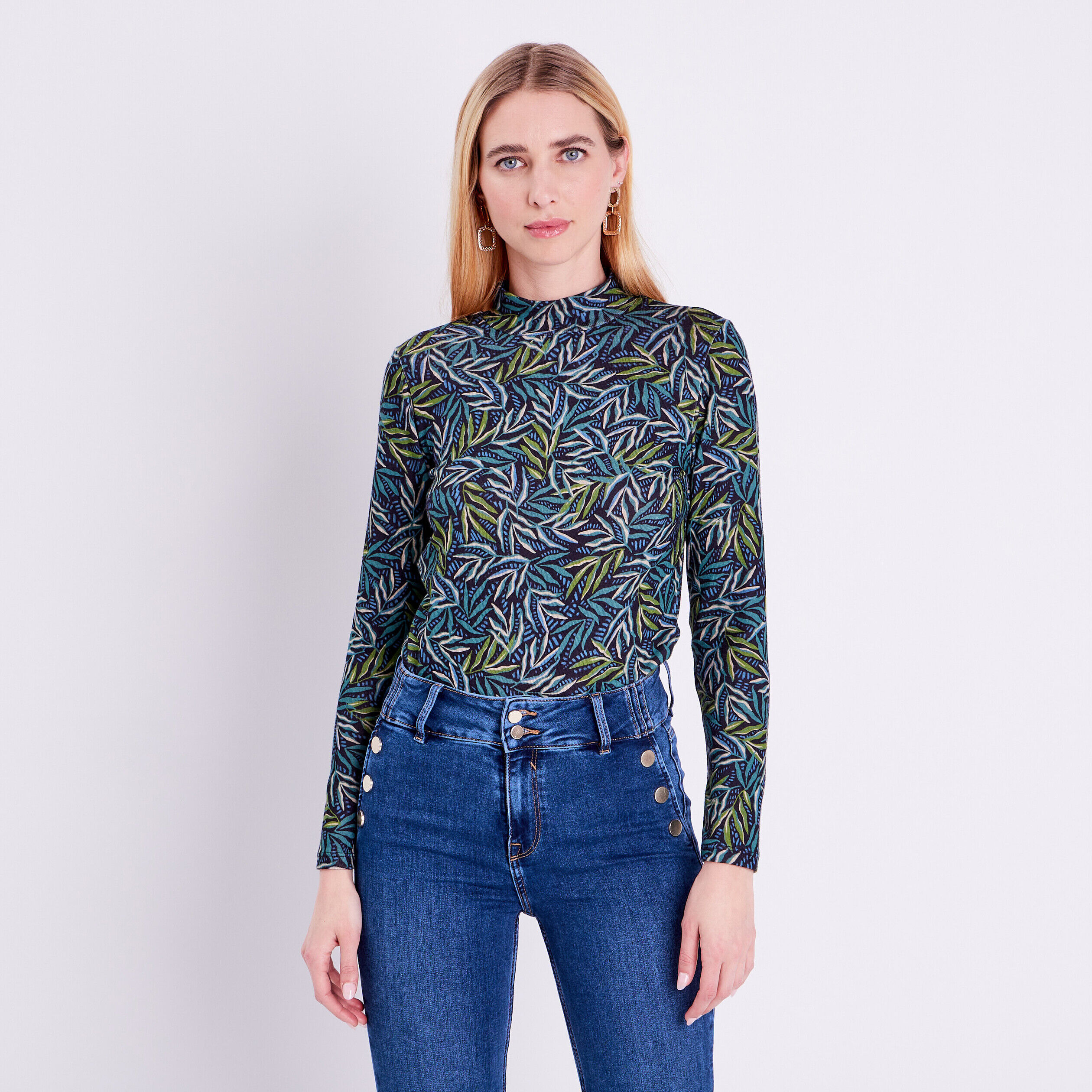 T-shirt manches longues noir femme | Cache Cache
