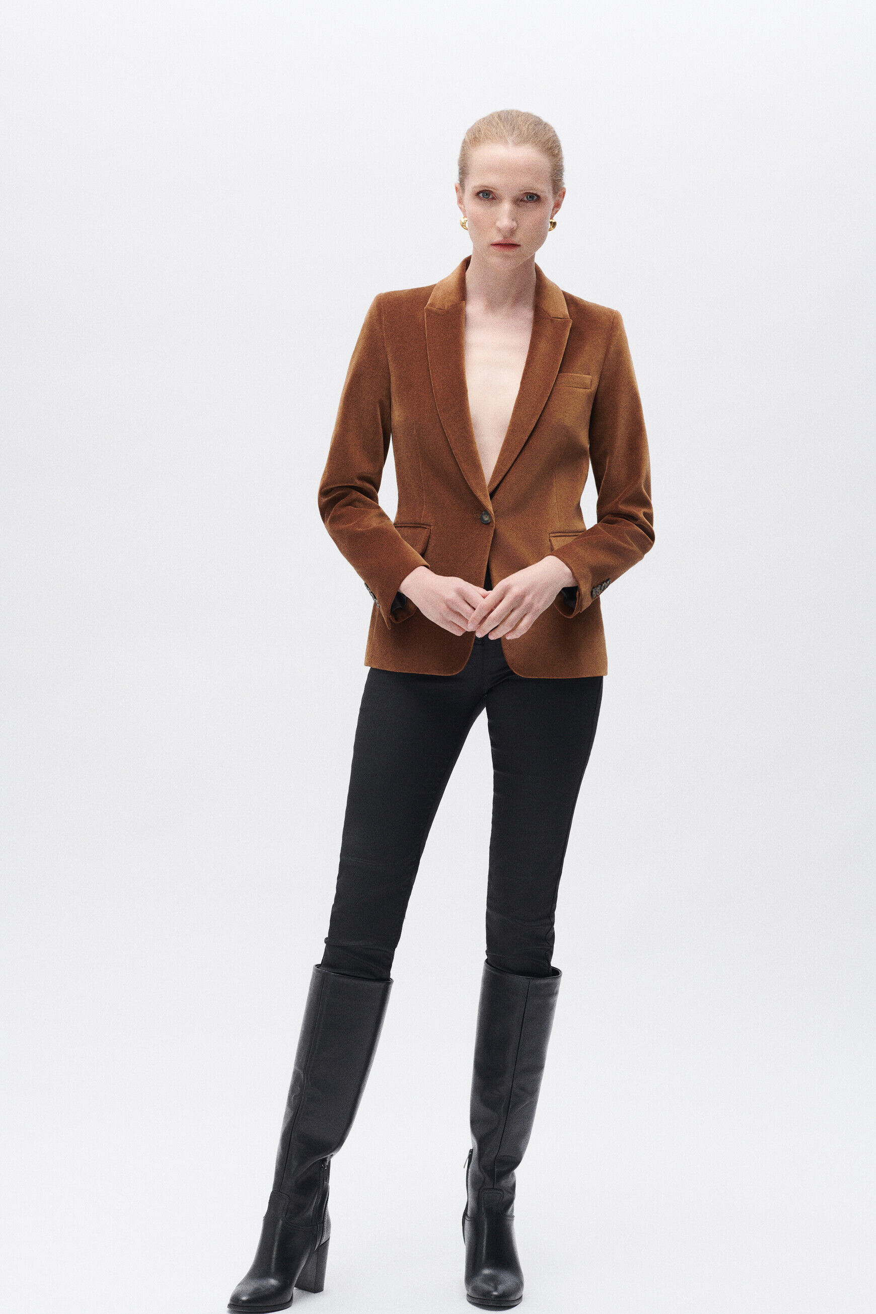 blazer aurora taupe femme