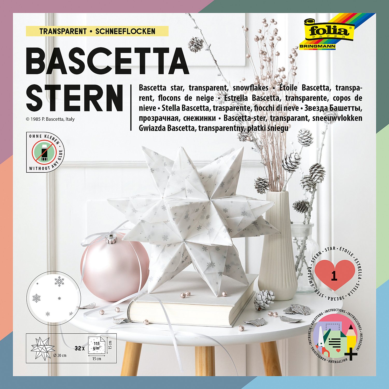 folia Transparentpapier-Faltblätter 
