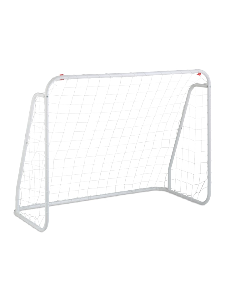 relaxdays Fußballtor in Weiß - (B)124 x (H)96 x (T)61 cm günstig kaufen onesize