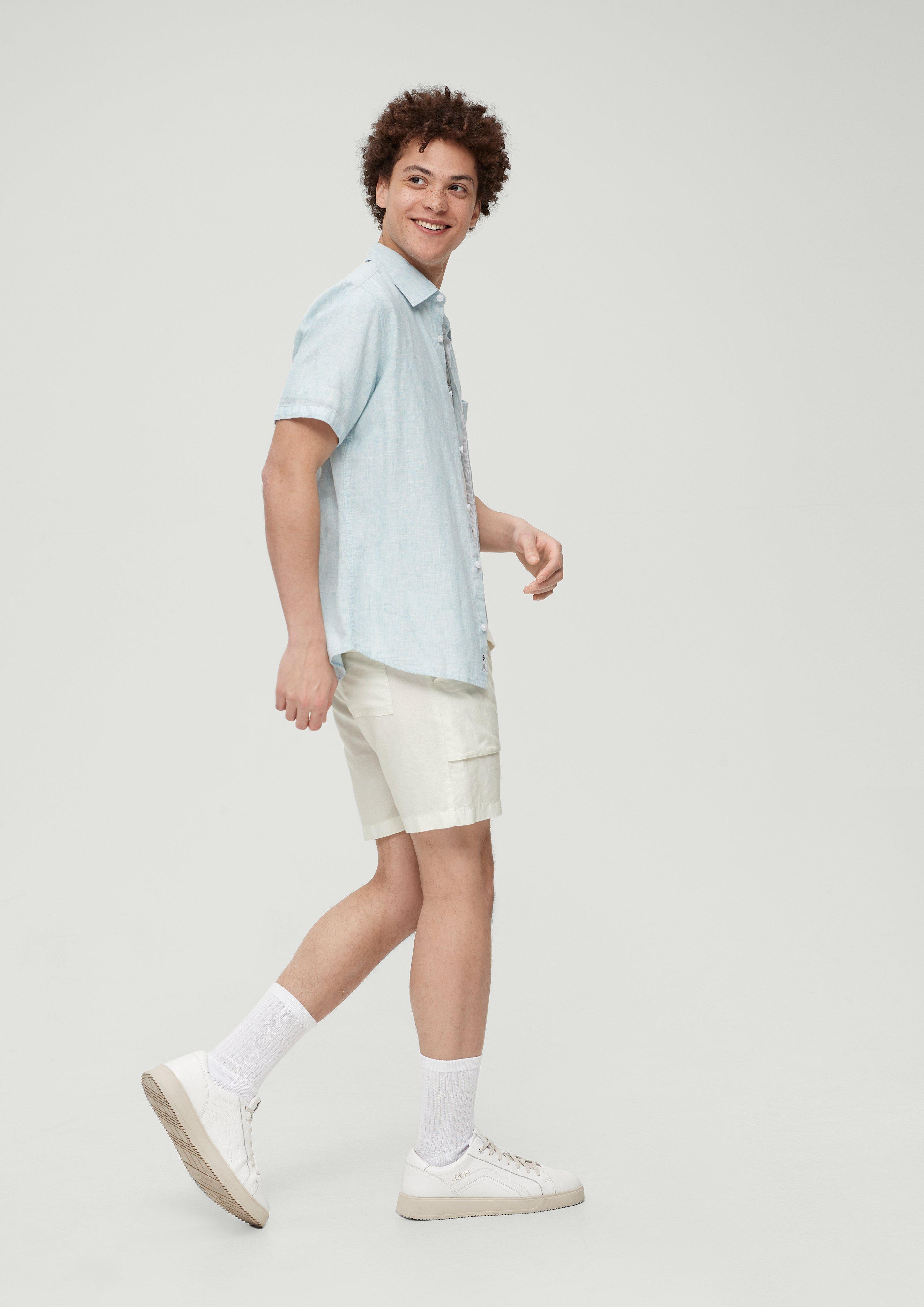 Regular: Shorts aus Leinenmix  2131609-8000