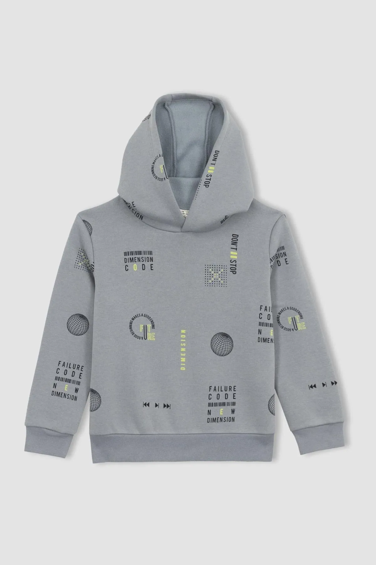 DeFacto  Dickes Kapuzen-Sweatshirt für Jungen in normaler Passform V3307a623sp