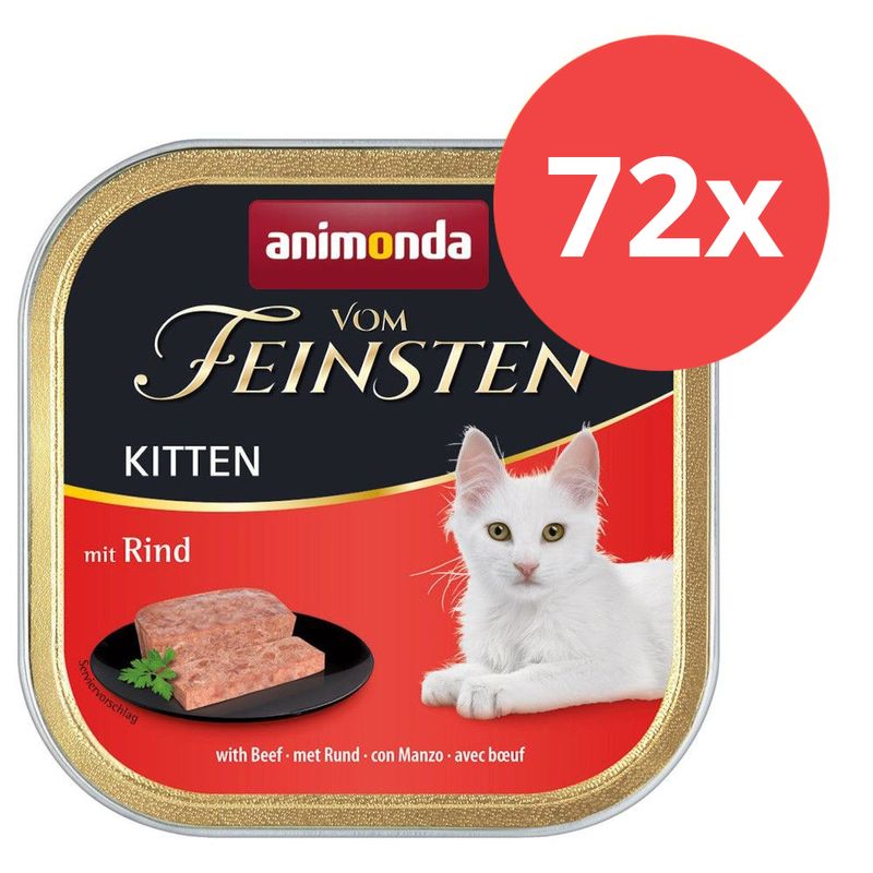 animonda vom Feinsten Kitten 72 x 100 g zu TOP-Preisen | bitiba %