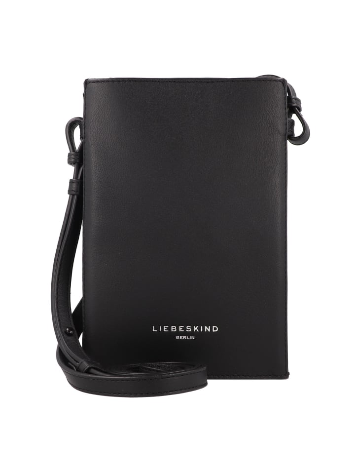 LIEBESKIND BERLIN Hilla Handytasche Leder 13 cm in black günstig kaufen onesize