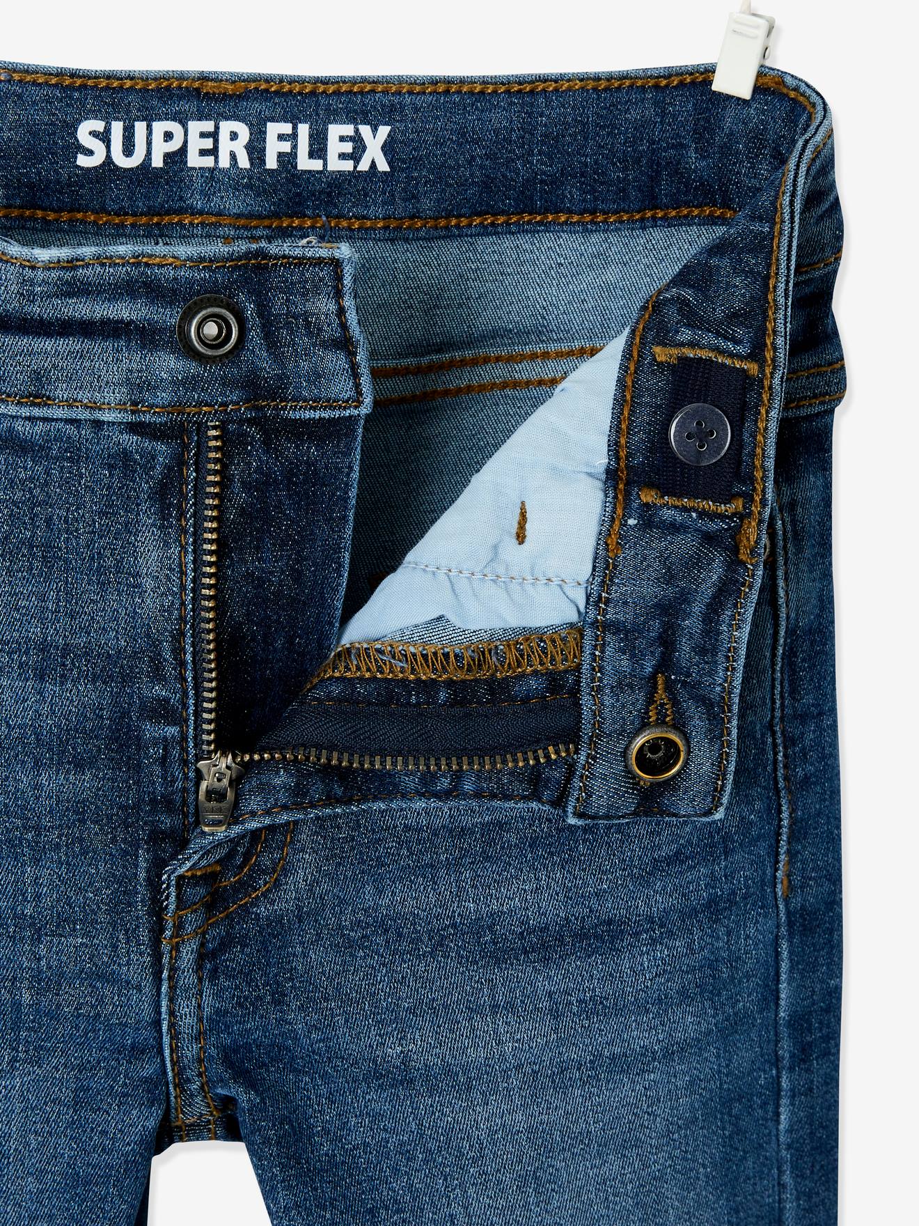 Vertbaudet Jungen Jeans SUPERFLEX Oeko-Tex - dark blue