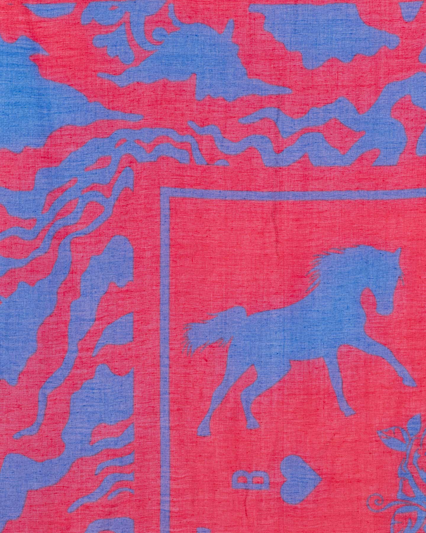 Pashmina Best Company Horses And Flowers W BCA003W22-540