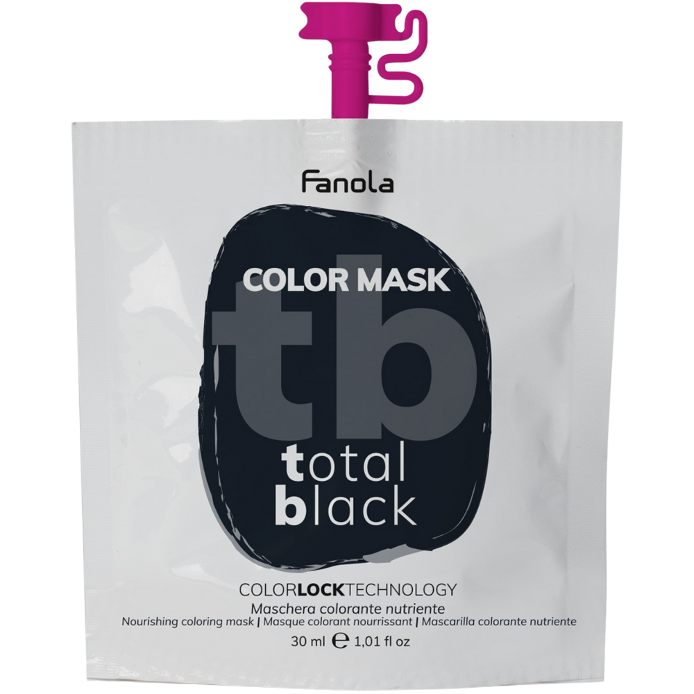 Fanola Farbmaske Total Black 30 ml