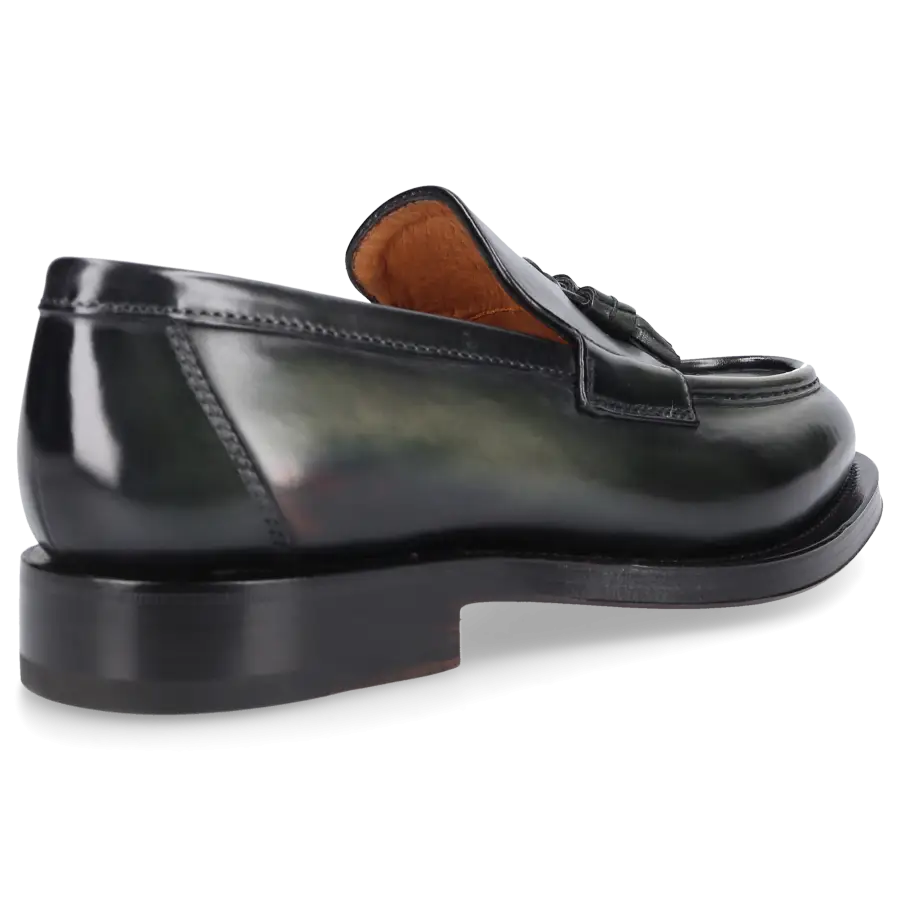 Santoni - Loafer 18358 Kalbsleder - grün