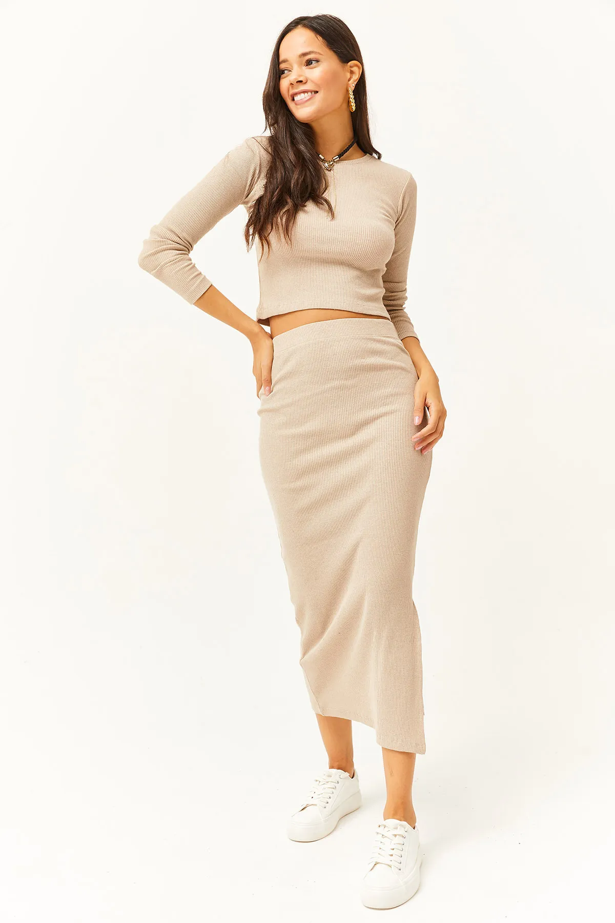 Olalook  Zweiteiler - Grau - Regular Fit