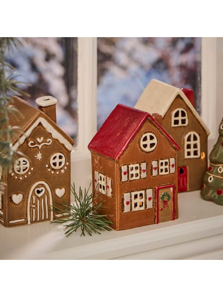 IB Laursen Lichthaus STILLENAT Rotes Dach Weiße Fensterläden 15 cm günstig kaufen onesize