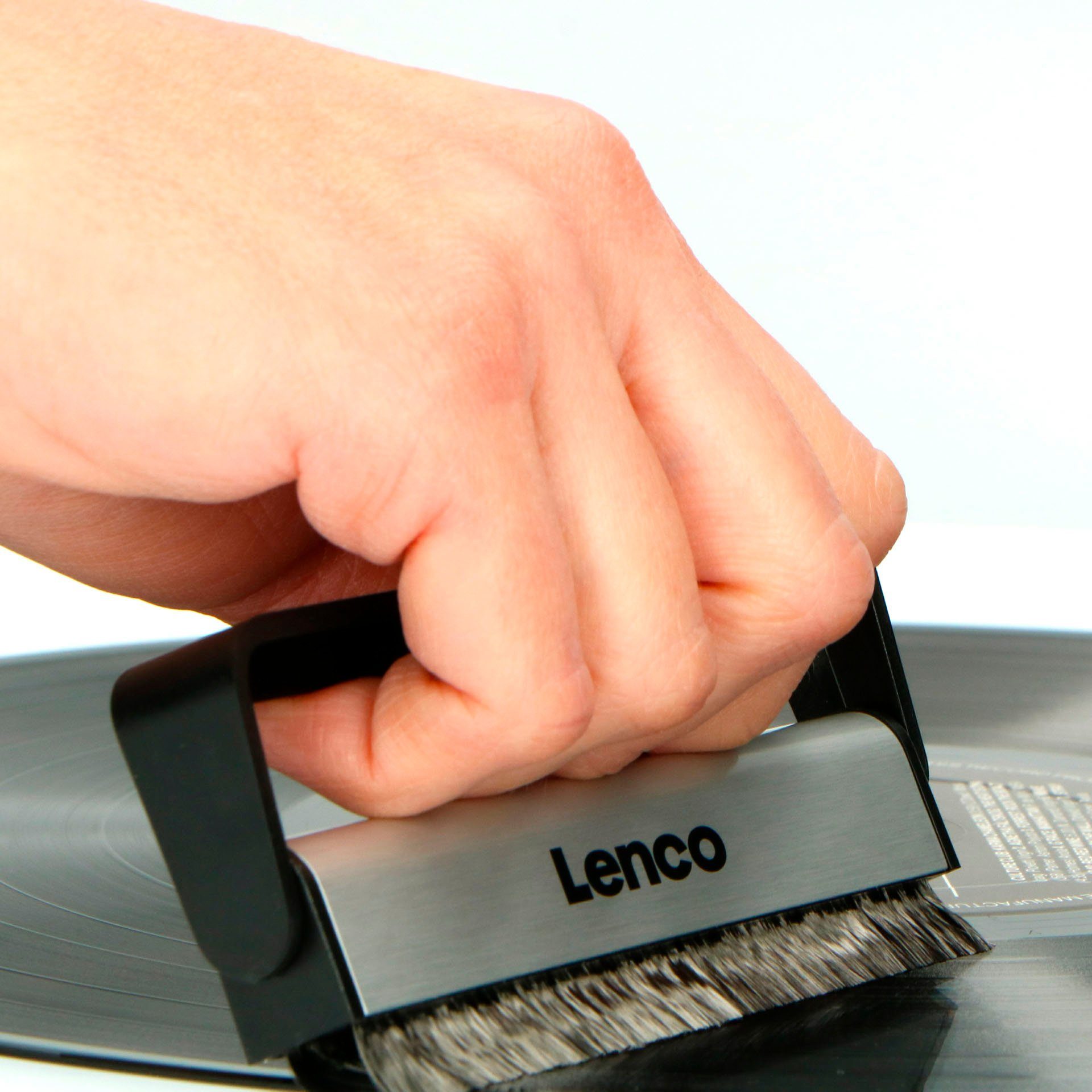 Lenco Reinigungsbürste 3 in 1 Schallplatten-Reinigungsset, Schallplatten, (Set)