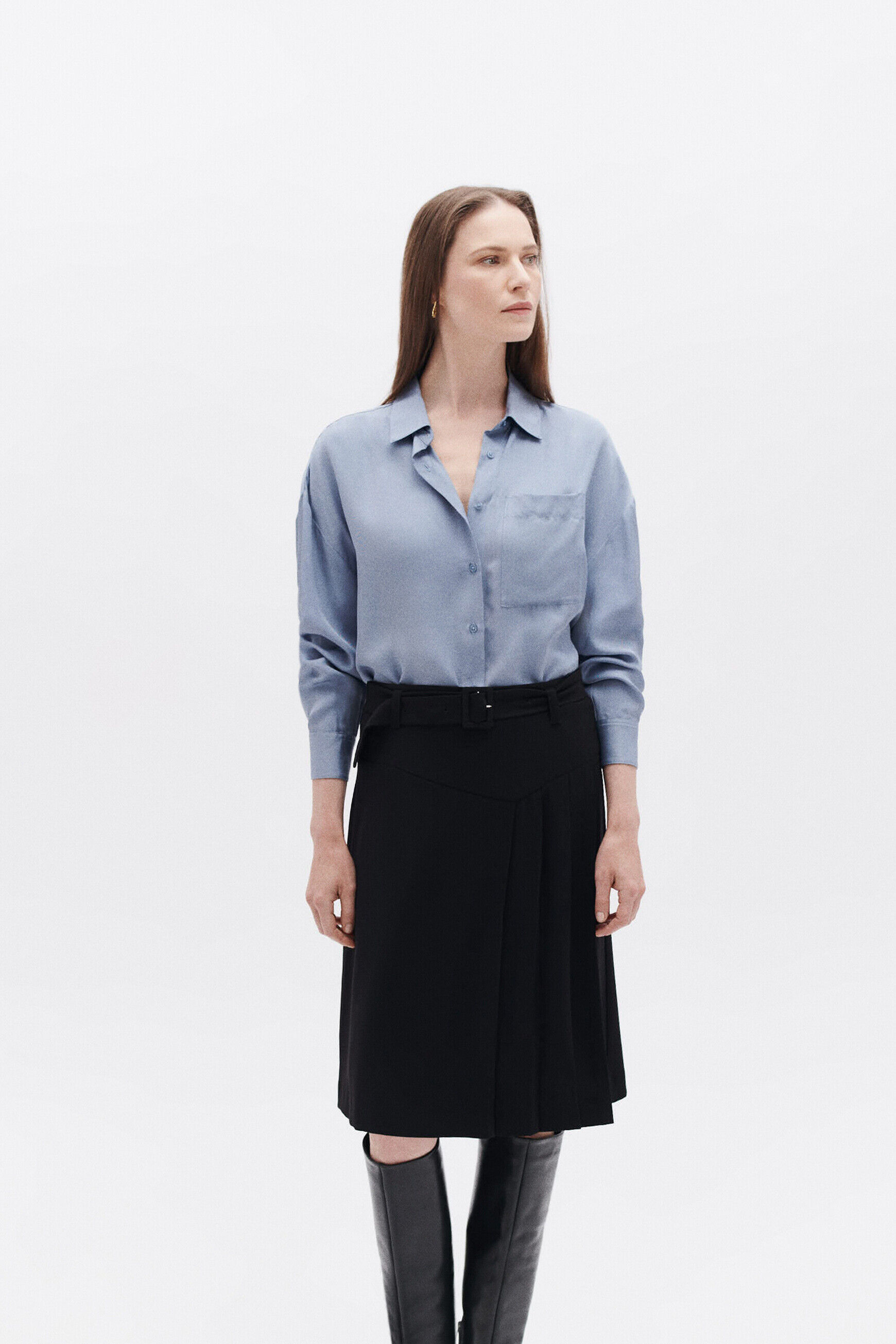 Jupe jarette noir femme
