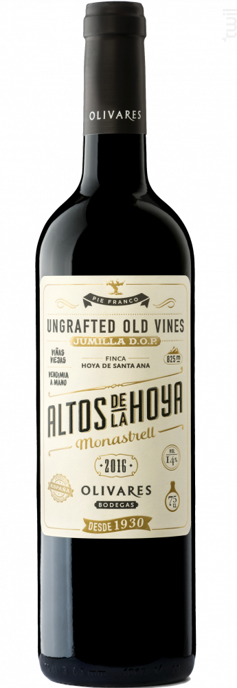 ALTOS DE LA HOYA Bodegas Olivares Vin Rouge●Jumilla 2020 75cl