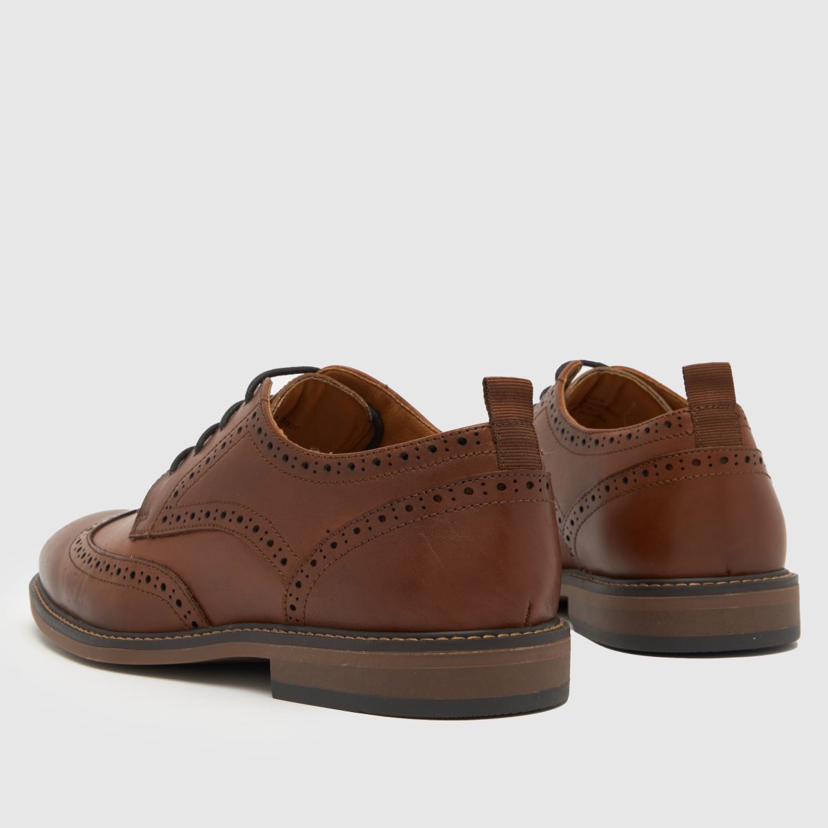 Schuh Rafe – Bruna brogueskor i läder