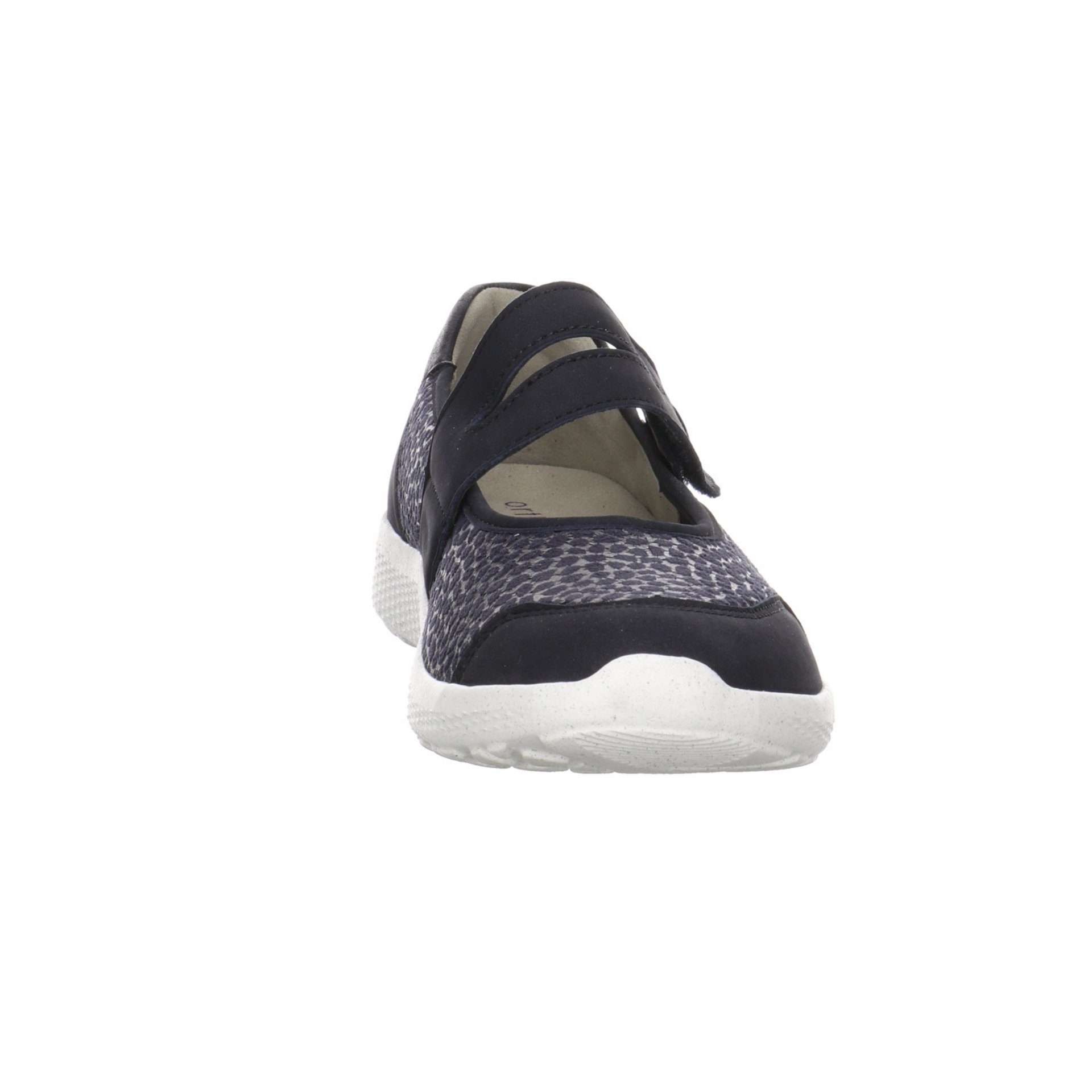Waldläufer Damen Slipper Schuhe Ira Ballerina Slipper Leder-/Textilkombination