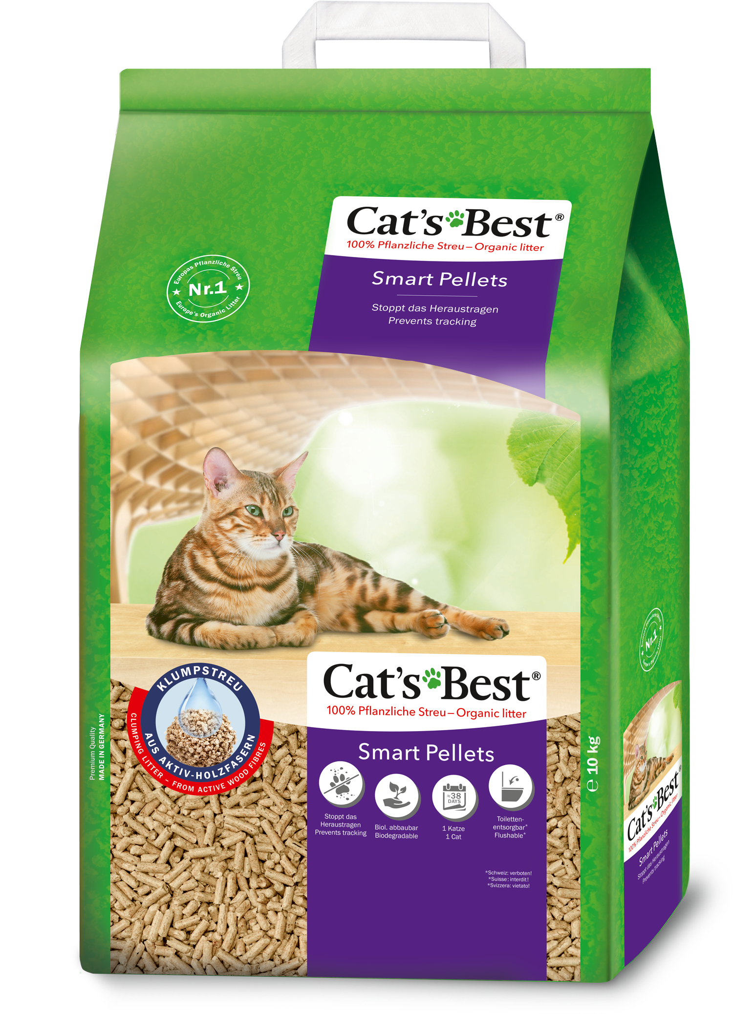 Cat's Best Katzenstreu Cat's Best Smart Pellets 10 kg