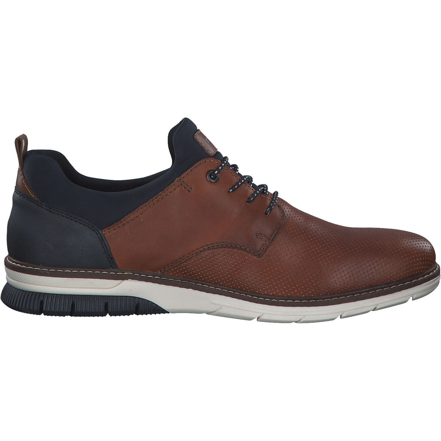 Rieker 14450, Business-Schnürschuhe, Herren, nuss/lake/navy/amaretto