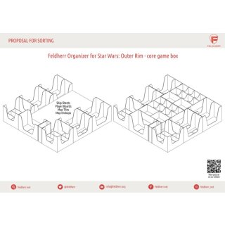 Feldherr Organizer für Star Wars: Outer Rim - Grundspielbox