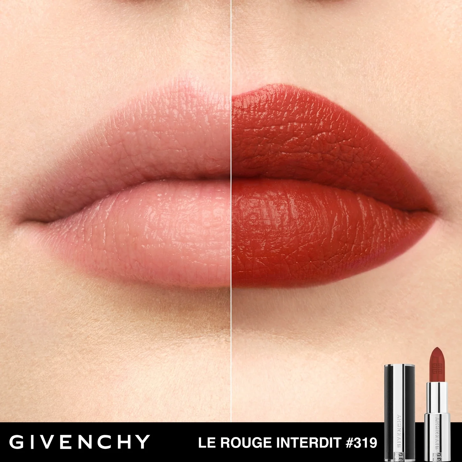 Le Rouge Interdit Barra de labios Seda Intensa