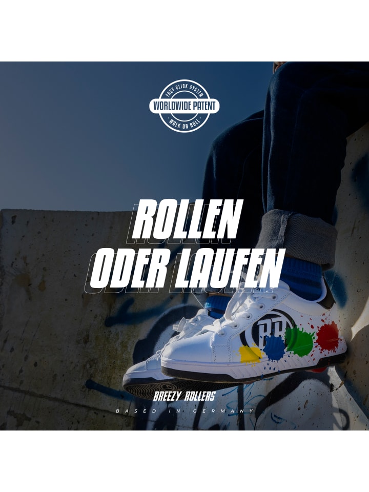 Breezy Rollers BREEZY ROLLERS 2180370 Splash weiss/schwarz günstig kaufen