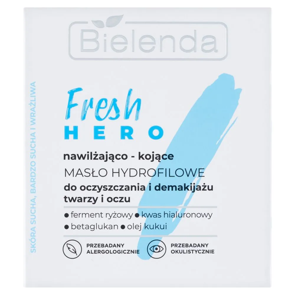 Bielenda Fresh Hero хидратантни и умирујући хидрофилни путер за чишћење и скидање шминке