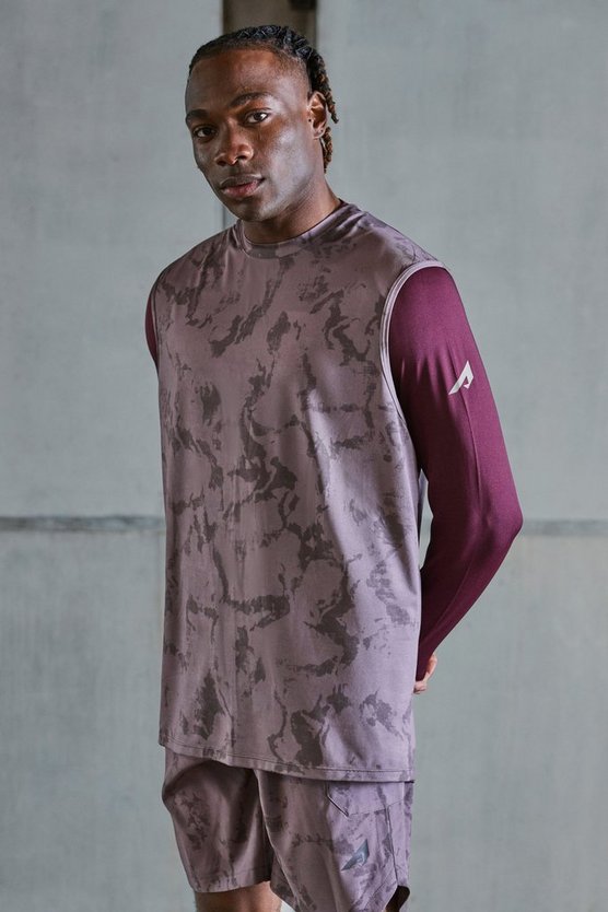Active Tanktop mit Acid-Waschung