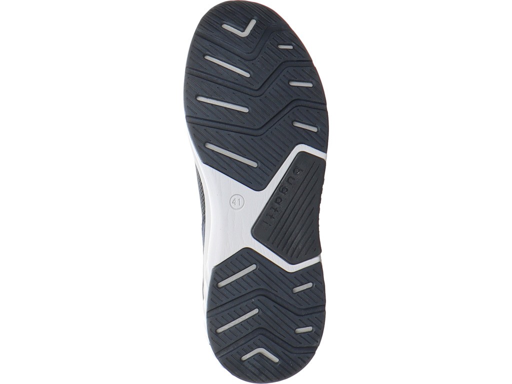 BUGATTI Sportliche Slipper blau