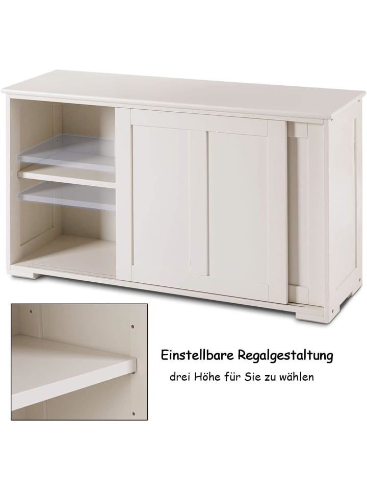 COSTWAY Sideboard in Creme günstig kaufen 60 cm